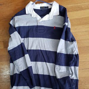 Polo Ralph Lauren blue/grey Men’s Rugby Cotton jersey Men's extra large